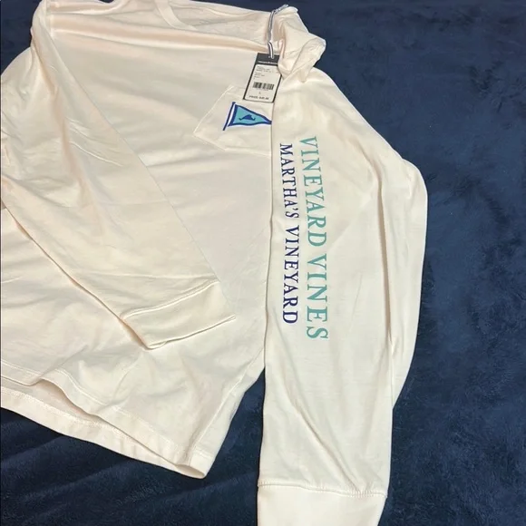 Vineyard Vines White Long Sleeve Men's Shirt - Picture 7 of 9